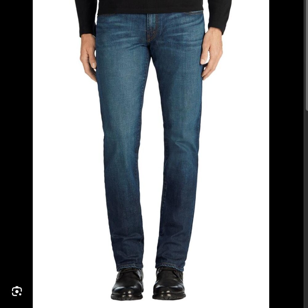 J Brand Men's Tyler Deep Indigo Slim Fit Straight Jeans Size 36